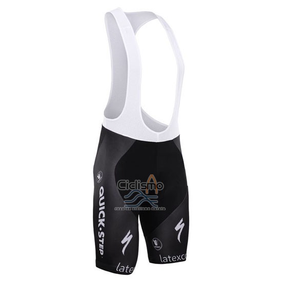 Etixx Quick Step Ropa Ciclismo Culotte Corto 2015 Mangas Cortas Negro y Blanco